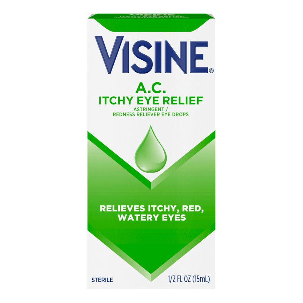 Visine A.C. Astringent Redness Reliever Eye Drops - 0.5 Oz (15 Ml)